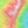 Mappa topografica Roc Cornafion, altitudine, rilievo