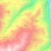 Mappa topografica Gañil, altitudine, rilievo