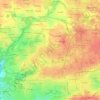 Mappa topografica Loscoat, altitudine, rilievo