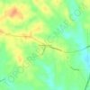 Mappa topografica Reddock Springs, altitudine, rilievo