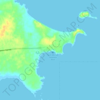 Mappa topografica Saint Michael, altitudine, rilievo