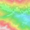 Mappa topografica La Ruzole du Haut, altitudine, rilievo