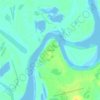 Mappa topografica Noorvik, altitudine, rilievo