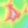 Mappa topografica Signal du Petit Mont Cenis, altitudine, rilievo