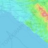 Mappa topografica Arch Rock, altitudine, rilievo