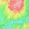 Mappa topografica Weißenbach, altitudine, rilievo
