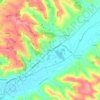 Mappa topografica Colonges, altitudine, rilievo