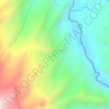 Mappa topografica Cuatro Esquinas, altitudine, rilievo