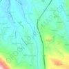 Mappa topografica Piagge, altitudine, rilievo