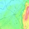 Mappa topografica Chirbury, altitudine, rilievo