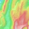 Mappa topografica Le Grand Échaillon, altitudine, rilievo