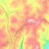 Mappa topografica Fancy Gap, altitudine, rilievo