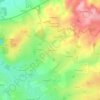 Mappa topografica Le Bouchat, altitudine, rilievo