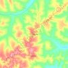Mappa topografica Cangola, altitudine, rilievo