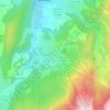 Mappa topografica Les Pouteils, altitudine, rilievo