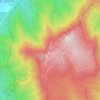 Mappa topografica Skyland, altitudine, rilievo