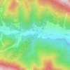 Mappa topografica Pradumbli, altitudine, rilievo