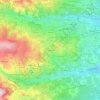 Mappa topografica La Brosse, altitudine, rilievo