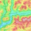 Mappa topografica Ahe, altitudine, rilievo