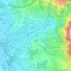 Mappa topografica Les Molles, altitudine, rilievo