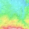 Mappa topografica La Jarge, altitudine, rilievo