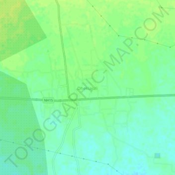 Mappa topografica Dhekiajuli, altitudine, rilievo