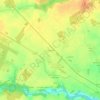 Mappa topografica Le Loup Pendu, altitudine, rilievo