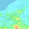 Mappa topografica Reparto Bonet, altitudine, rilievo