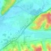 Mappa topografica Théorat, altitudine, rilievo