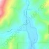 Mappa topografica Coffee Creek, altitudine, rilievo