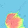 Mappa topografica Faro de Cabo de Peñas, altitudine, rilievo