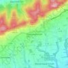 Mappa topografica Oberbauerschaft, altitudine, rilievo
