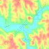 Mappa topografica New Plymouth, altitudine, rilievo
