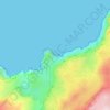 Mappa topografica Cova de ses Bruixes, altitudine, rilievo
