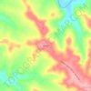Mappa topografica Bender, altitudine, rilievo
