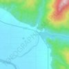 Mappa topografica Smith River, altitudine, rilievo