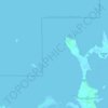 Mappa topografica Florida Keys, altitudine, rilievo