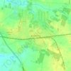 Mappa topografica Bramming, altitudine, rilievo