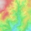 Mappa topografica Thélis-la-Combe, altitudine, rilievo