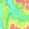 Mappa topografica Pian del Troglio, altitudine, rilievo