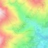 Mappa topografica Bagneri, altitudine, rilievo