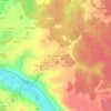 Mappa topografica Les Petits Brossards, altitudine, rilievo