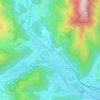 Mappa topografica Fellering, altitudine, rilievo