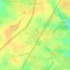 Mappa topografica Saint-Aubin, altitudine, rilievo