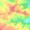Mappa topografica Tréluban, altitudine, rilievo