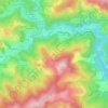 Mappa topografica Le Suc de l'Eyre, altitudine, rilievo