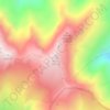 Mappa topografica Punta Razil, altitudine, rilievo