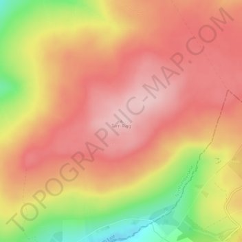 Mappa topografica Tarn Rigg, altitudine, rilievo