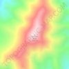 Mappa topografica Goshute Peak, altitudine, rilievo