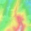 Mappa topografica Col de la Grande Pierre, altitudine, rilievo